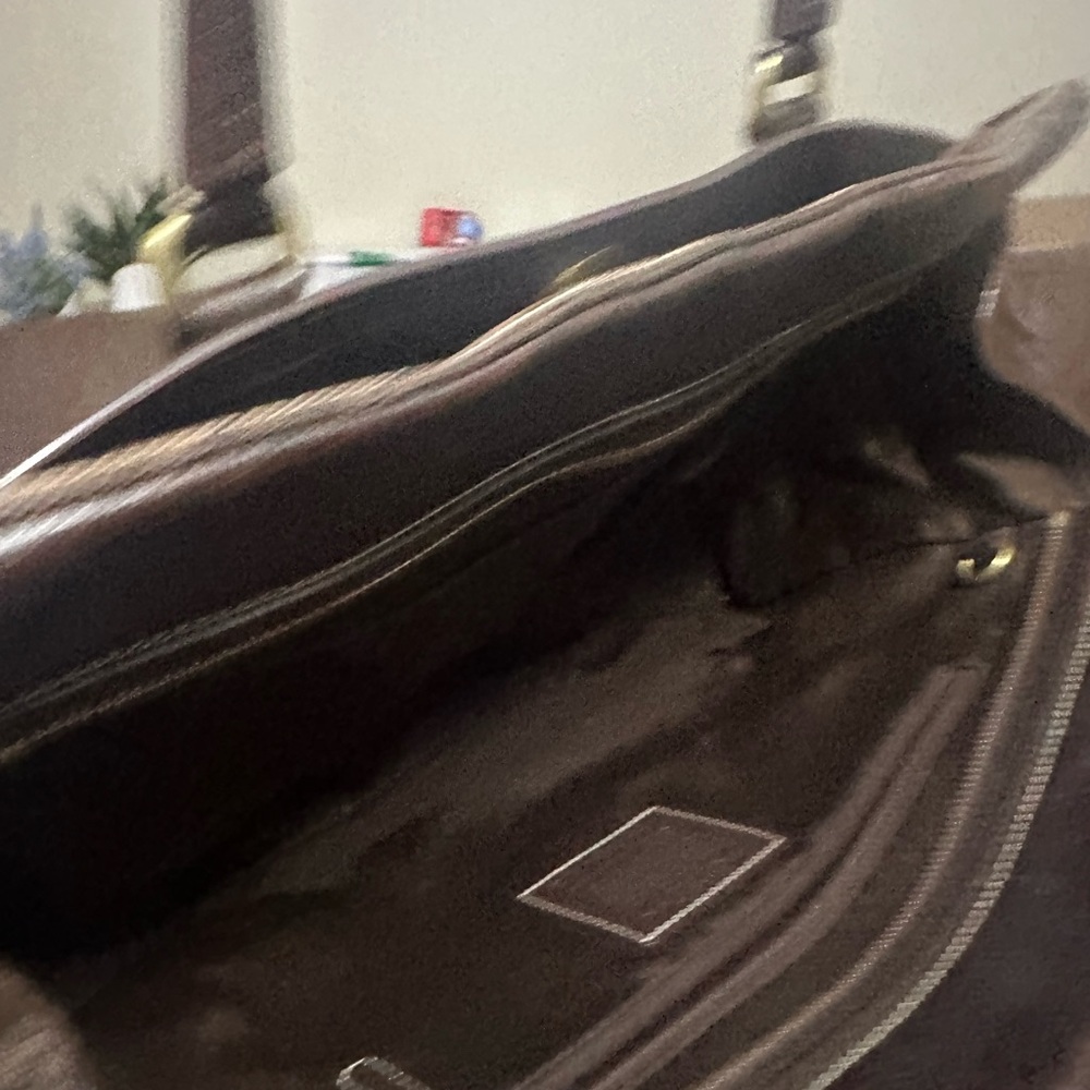 Vintage Coach Hampton Signature handbag in brown - Picture 4 of 9